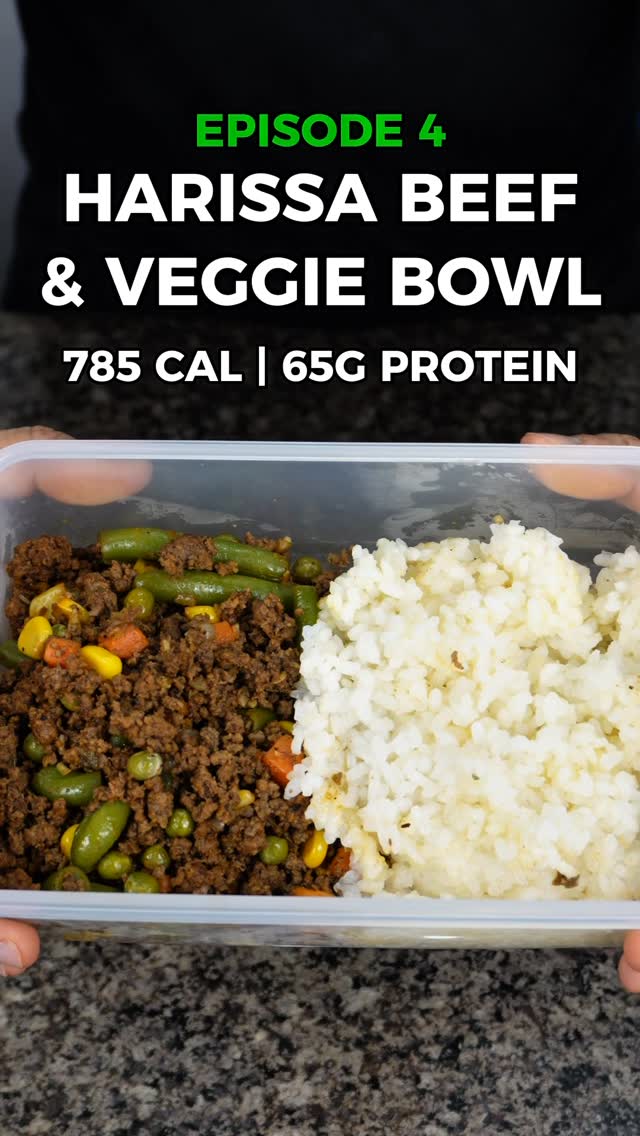 Harrisa Beef Bowl (High Protein Higher Micros)